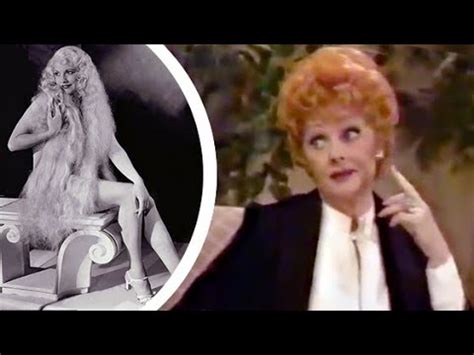 nude lucille ball|Lucille Ball angrily responds to nude modeling question